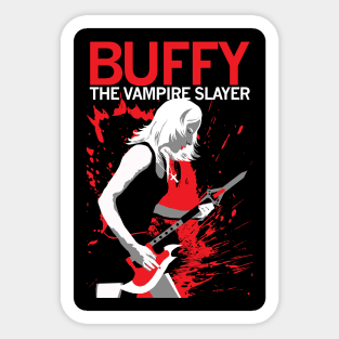 Buffy rocks Sticker